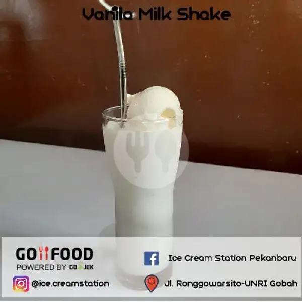 Vanila Milk Shake | Ice Cream Station, Ronggo Warsito