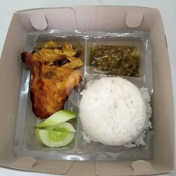 Nasi Box+Ayam Bakar | Rumah Makan Padang SINAR RIZQY