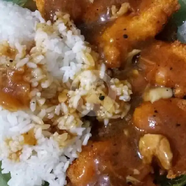 nasi siram ayam bistik | Waroeng 86 Chinese Food, Surya Sumantri