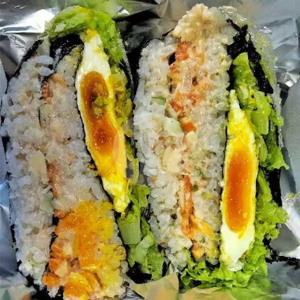 Folded Gimbap Salmon With Cheese | New KimchiMu KimchiKu
