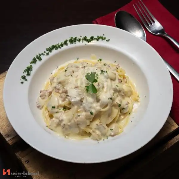 Spaghetti Carbonara | Swiss-Cafe, Rasuna Said