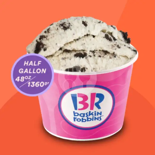 Half Gallon 48 Oz | Baskin Robbins, Transmart Lampung