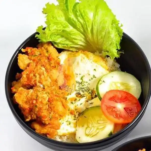 Paket Lunch Chicken Spicy + Ice Tea | Kopi Dari Hati Sukajadi
