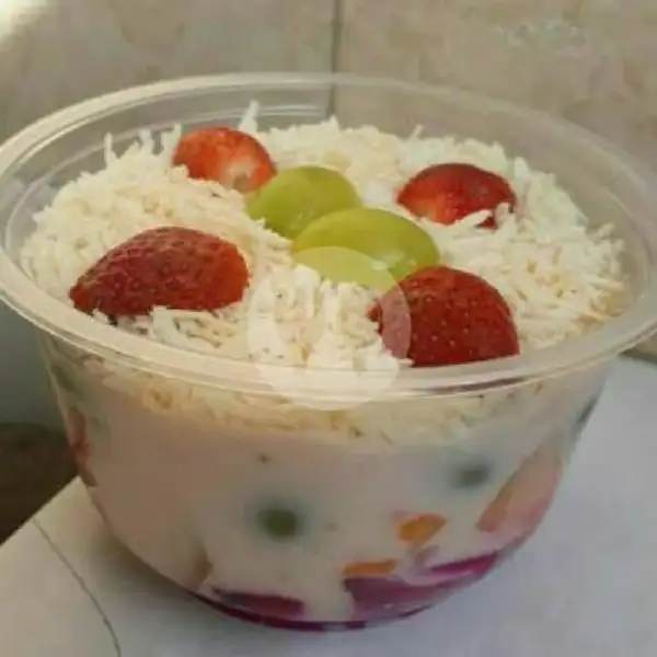 Salad Jelly saus mayo - yogurt 500ml | Salad Buah nyonya ruth