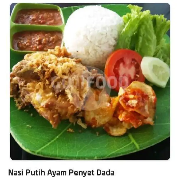 Nasi Putih Ayam Penyet | Ayam Penyet Jakarta, Dr Mansyur
