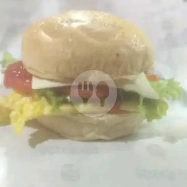 Burger Sosis Keju | Najma Toast & BBQ, Punggur