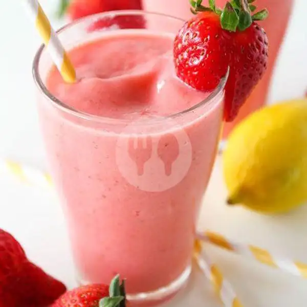 Jus Strawberry | Sapa Food and Drink, Tanjungkamuning