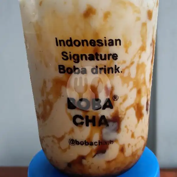 Hazelnut Boba + Cream Cheese | Bobacha, Wayhalim (Kurma Lampung)