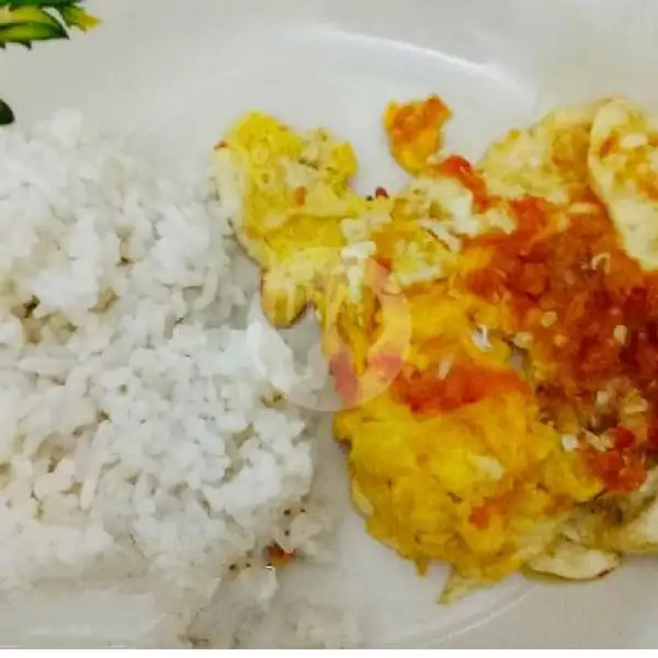 Nasi Telur Ceplok Free Teh Manis Original | Ayam Kremes Dan Lele Kremes Khansa, Sekip Jaya
