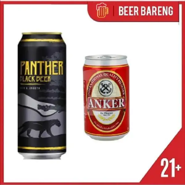 Anker 320ml Bareng Panther 500ml | Beer Bareng, Kali Sekretaris