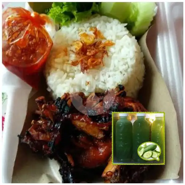 Paket Ayam Bakar+Nasi+Jus Timun Btl | Es Segeeer Juliee, Perumahan Permata Laguna