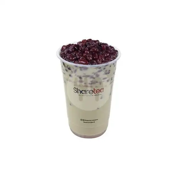 Matcha Red Bean Milk Tea (L) | Sharetea - Grand Batam Mall