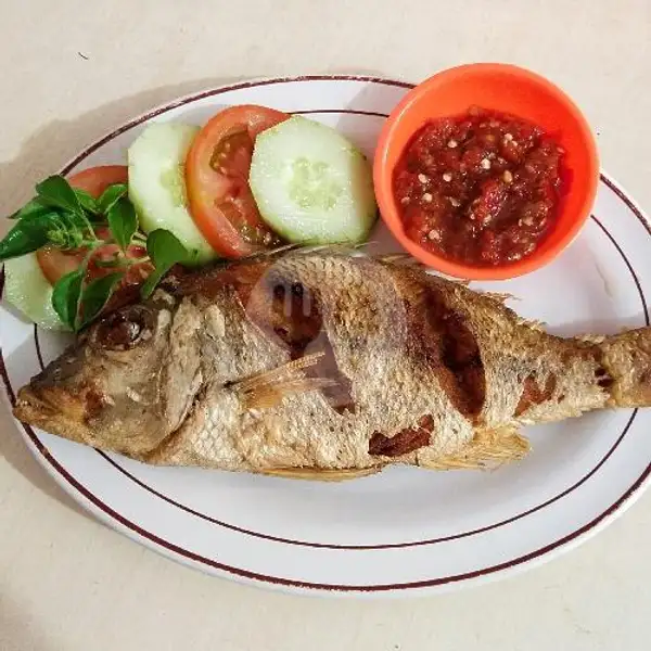 Ikan Goreng Lalapan + Nasi | Warung D'Meja, Sanur
