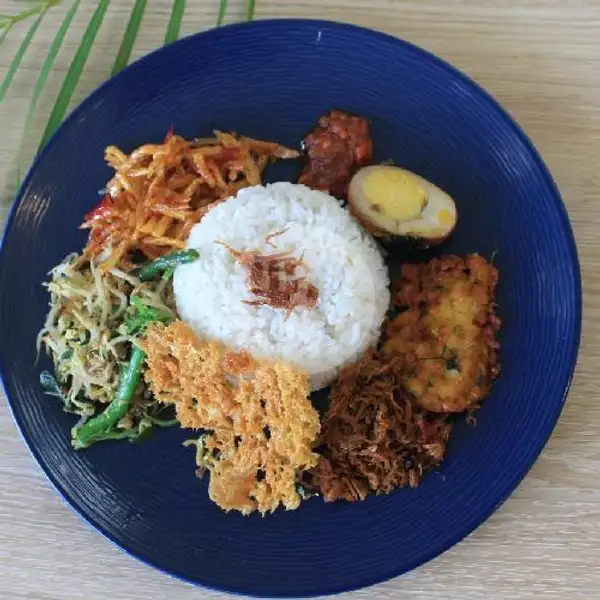 Nasi Campur Hemat | Ayam Plecing Kampung, Denpasar