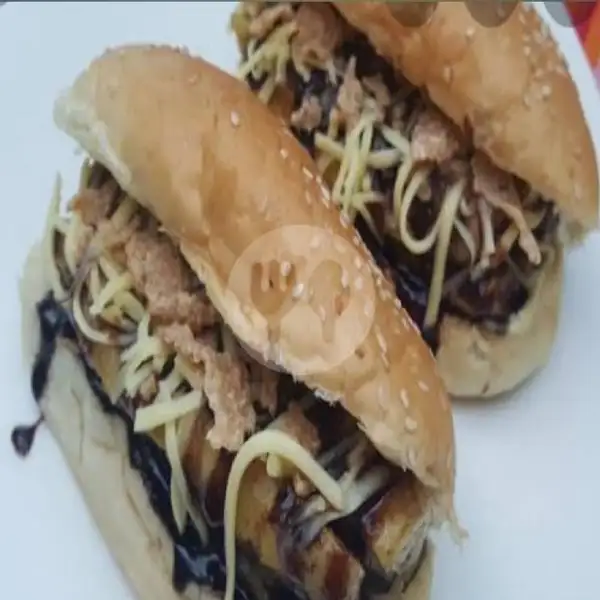 Hotdog Manis Isi Pisang+ Coklat+Keju Moza+Susu | Raja Kebab Pizza & Burger, Pasopati