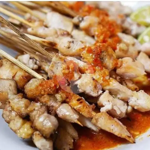 Sate Ayam Taichan 10 Campur Kulit. | Sate Ayam Kambing Mamat, Menteng