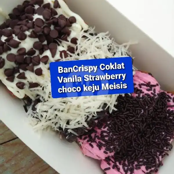 BanCrispy Strawberry Coklat Vanila Choco Keju Meises | D Restu 78, Pucang
