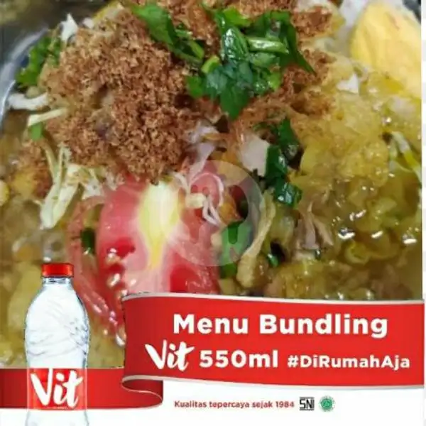 2 Porsi Soto Ayam , Free 1 Air Mineral Vit | Sate Madura Cak Munir, Kepiting