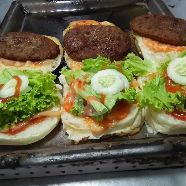 Burger Sehat Double Daging Sapi | Raja Kebab Pizza & Burger, Pasopati