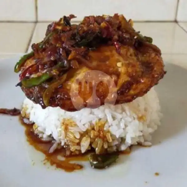 Rice Box Telor Kecap Pedas | Warung Nabawie, Artayasa