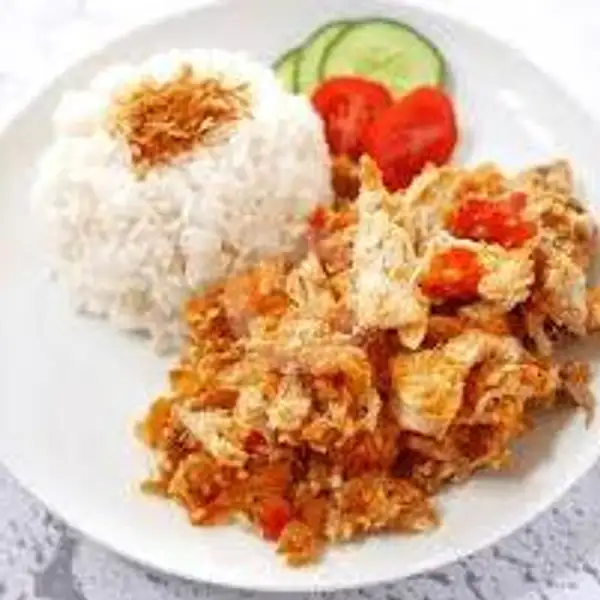 nasi ayam geprek crispy | Pecel Lele Gembira, Talang Keramat