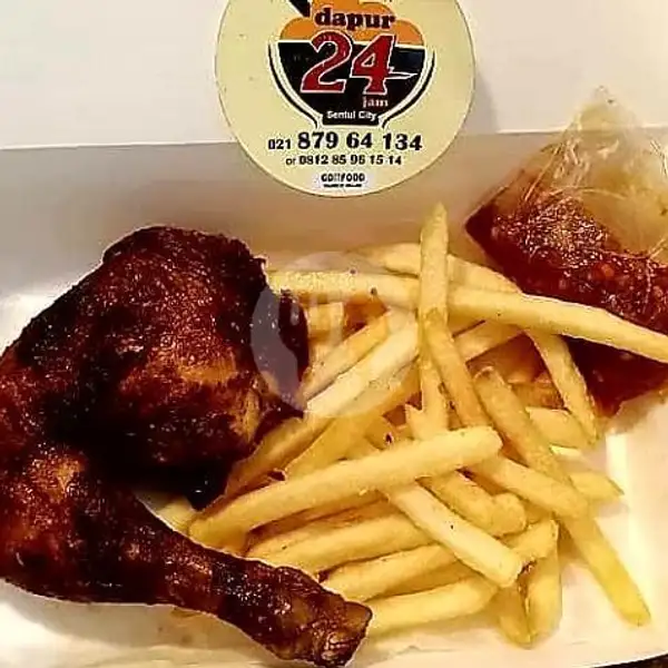 Roast Chicken and French Fries | Dapur 24, Taman Venesia Sentul City