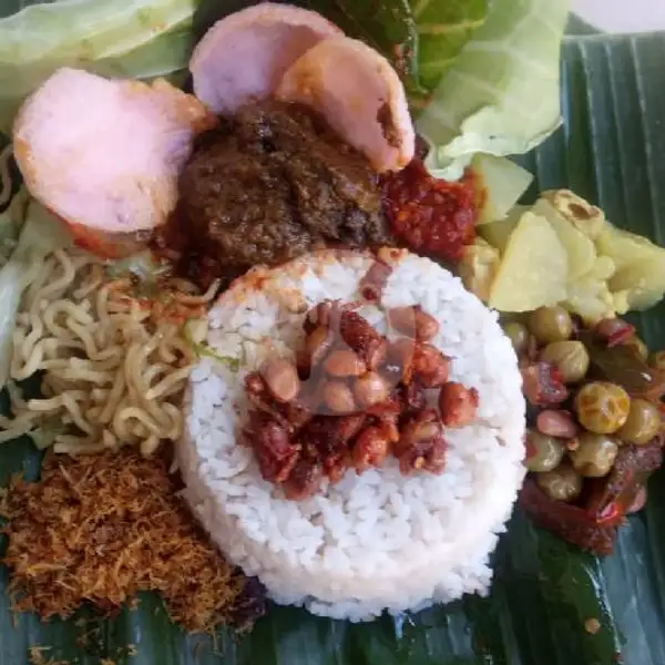 Nasi Lemak Medan Rendang Daging | HalalFood Lontong Sayur & Nasi Lemak Medan