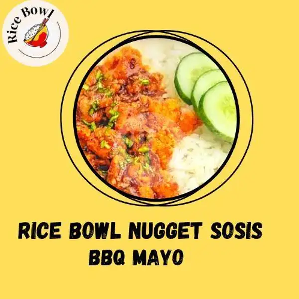 Rice Bowl Nugget Sosis BBQ Mayo | Mie Pendekar Reborn, Ruko Kalidonan