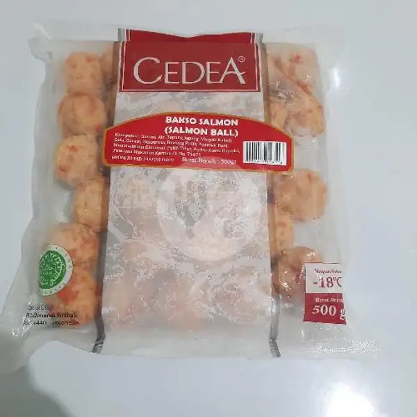 Bakso Salmon Cedea 500 gr | Nopi Frozen Food