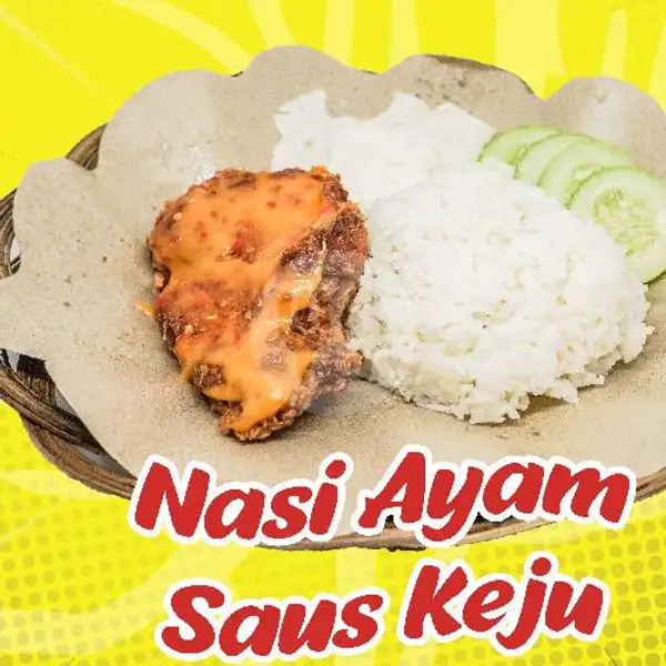 Nasi + Ayam Geprek Uk Besar Saus Keju Bos Best seller ! | Geprek Bos, Kopo