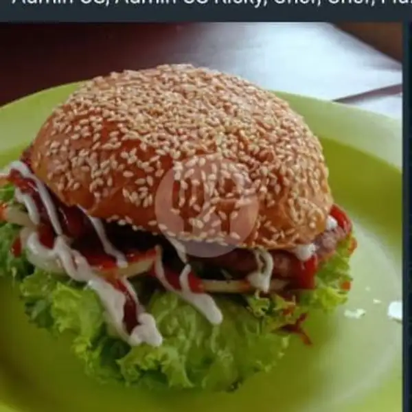 Burger Telor Daging | Roti Bakar Bandung Indatu, Aceh