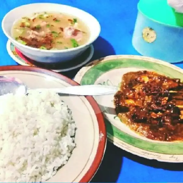 Paket Sate Ayam+ Lontong+gulai | Sate Madura Cak Munir, Kepiting