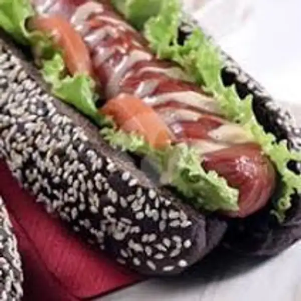 Hotdog Hitam | Kebab Bosman, Gunung Anyar