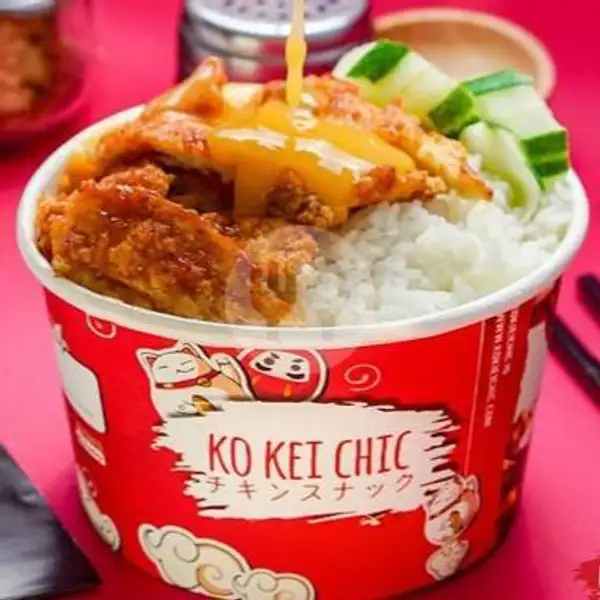 Ricebowl  Original Crispy Chicken Saos Chesee | Ko Kei Chic Bandung