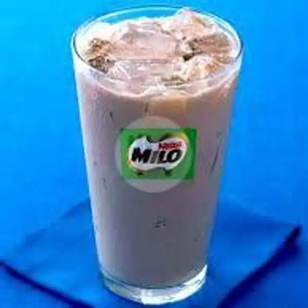Es Milo | Nasi Tempe Penyet Sikembar Lidah, Wiyung