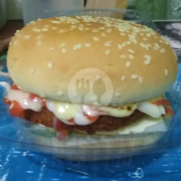 Double Cheese Burger | Kedai Om Sanz, Tegal Kangkung 13