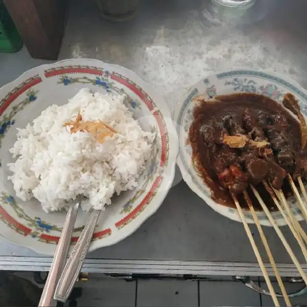 Sate Kambing Nasi + Aqua | Warung Sudi Mampir (H.Doel Khan), Diponegoro