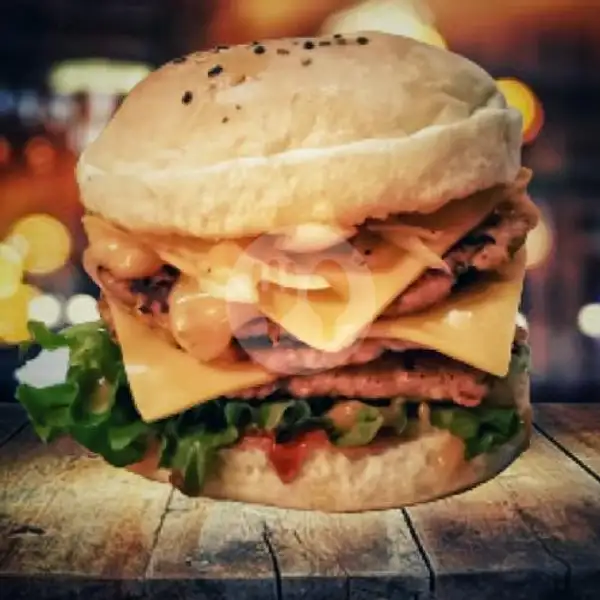 Triple Cheese Chicken Burger | D'Franz Burger, Perumahan Hijaz Residenze