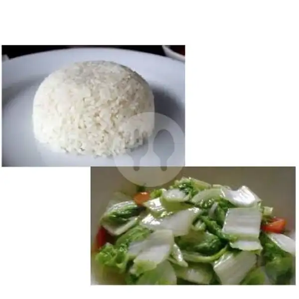Nasi Tumis Sayur Sawi Putih | Nasi Goreng Tombo Luwe