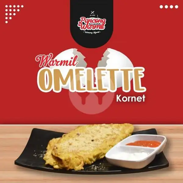 Omelette Kornet | Pancong Warmil (Waroeng Ngemil), Suhat