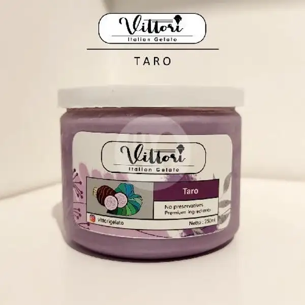 Ice Cream Es Krim Gelato Vittori - Taro | Vittori Gelato