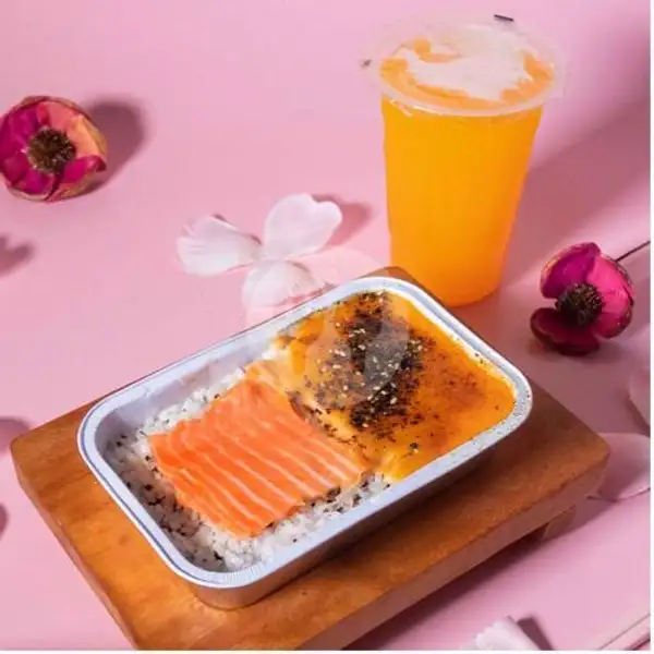Paket Minuman Salmon Mentai Nori Rice | Daruma Salmon & Dimsum Mentai, Sarijadi