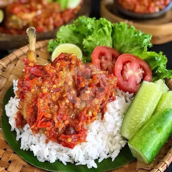 Paket Ayam Goreng Penyet + Nasi | Ayam Bakar Mpo Limehh, Mulya Jaya
