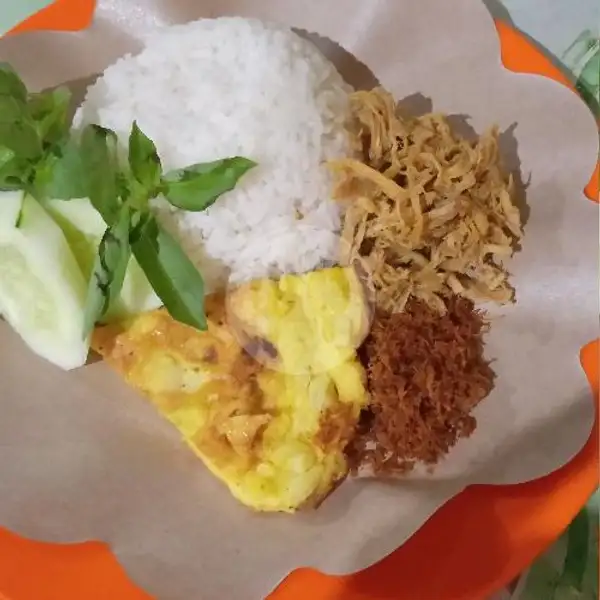 Nasi Ayam Suwir + Telor Dadar | Nasi Lalapan Pedas Dan Nasi Pecel 'Pramuka', Pramuka