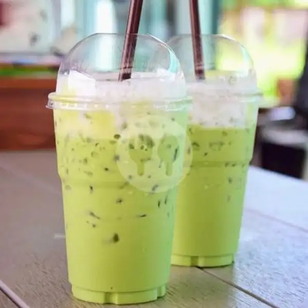Green Tea Ice | Kepiting Doerr Palembang, Dempo Dalam