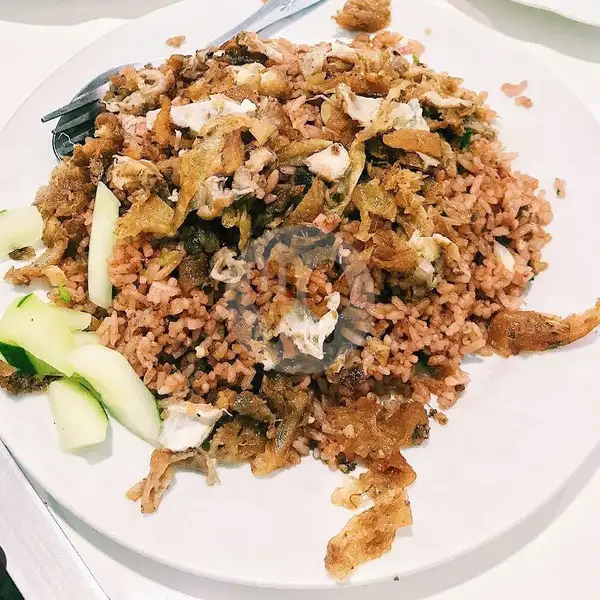 Nasi Goreng Super Pedes Kulit Ayam | Seafood Jontor Nia, Mulyorejo