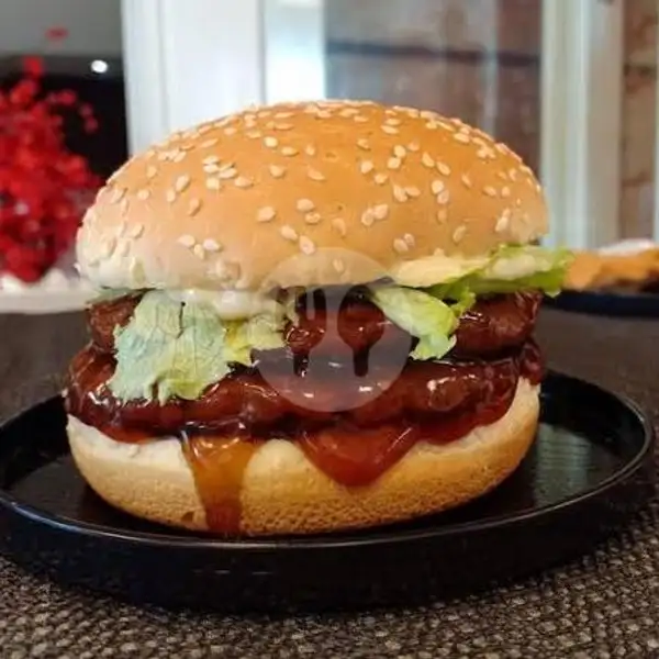 Burger Original Double Beef | Angkringan Zaid