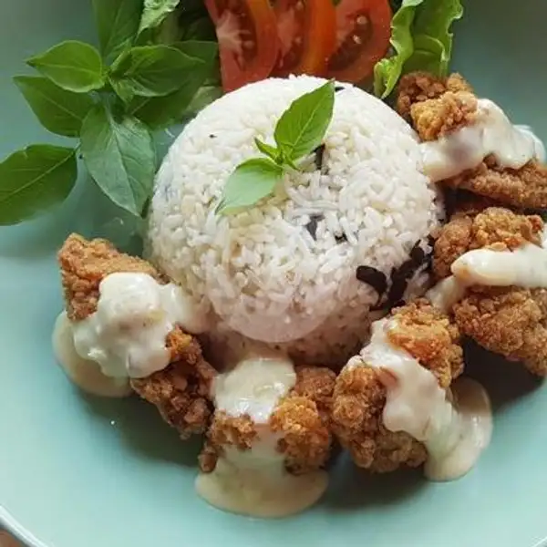 Chiken Karaage Saus Mayo Original + Nasi | Depot Chicken Rania, Lebak Rejo Utara