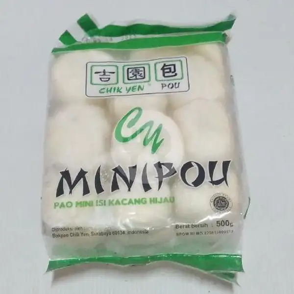 Chik Yen Minipou Kacang Hijau Isi 21 Pcs | Frozza Frozen Food