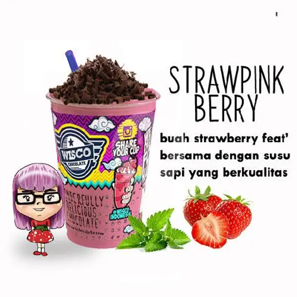 Strawpink Berry | Mie Goreng Jawa & Coklat Wisco, Danau Maninjau Raya